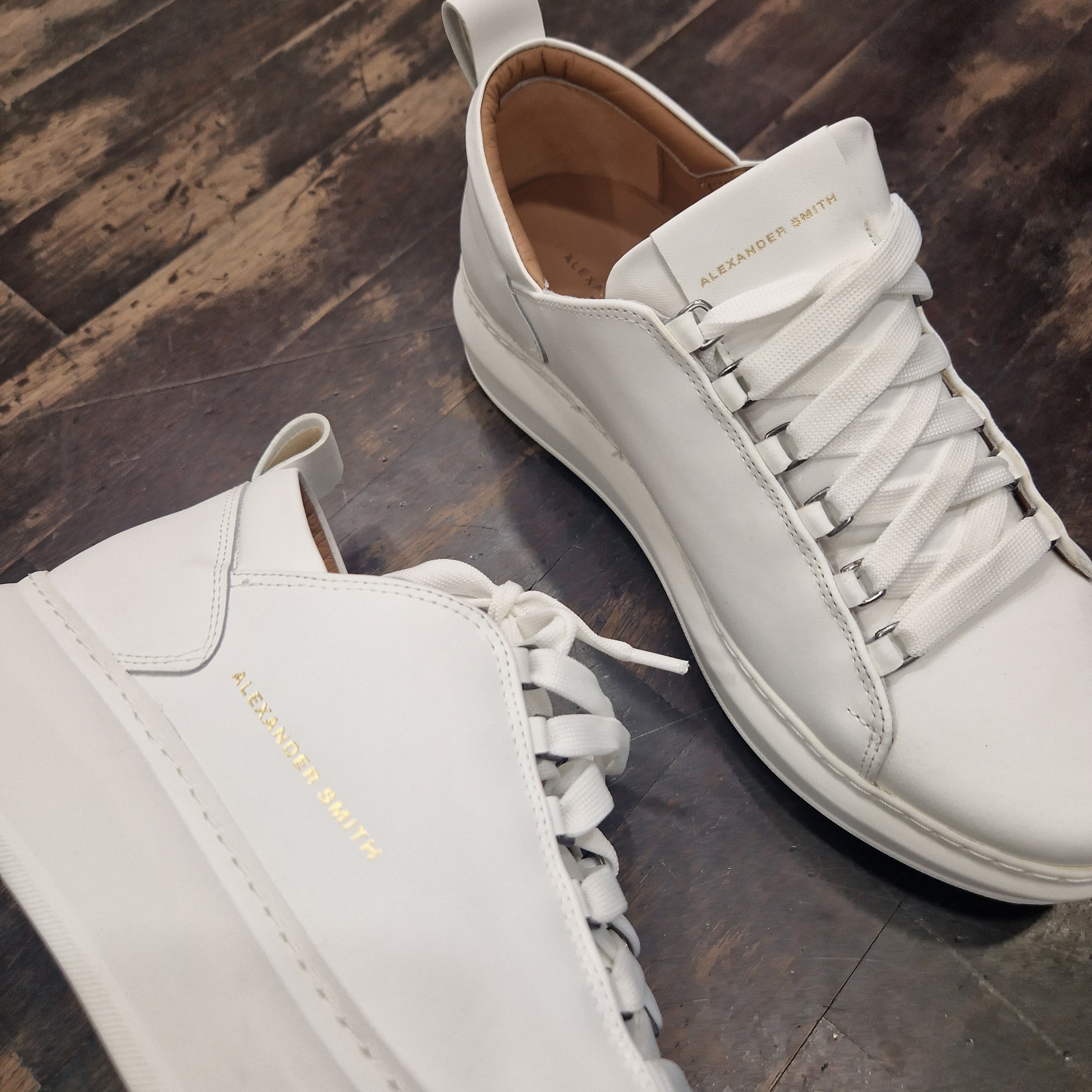 Alexader Smith sneaker uomo total white