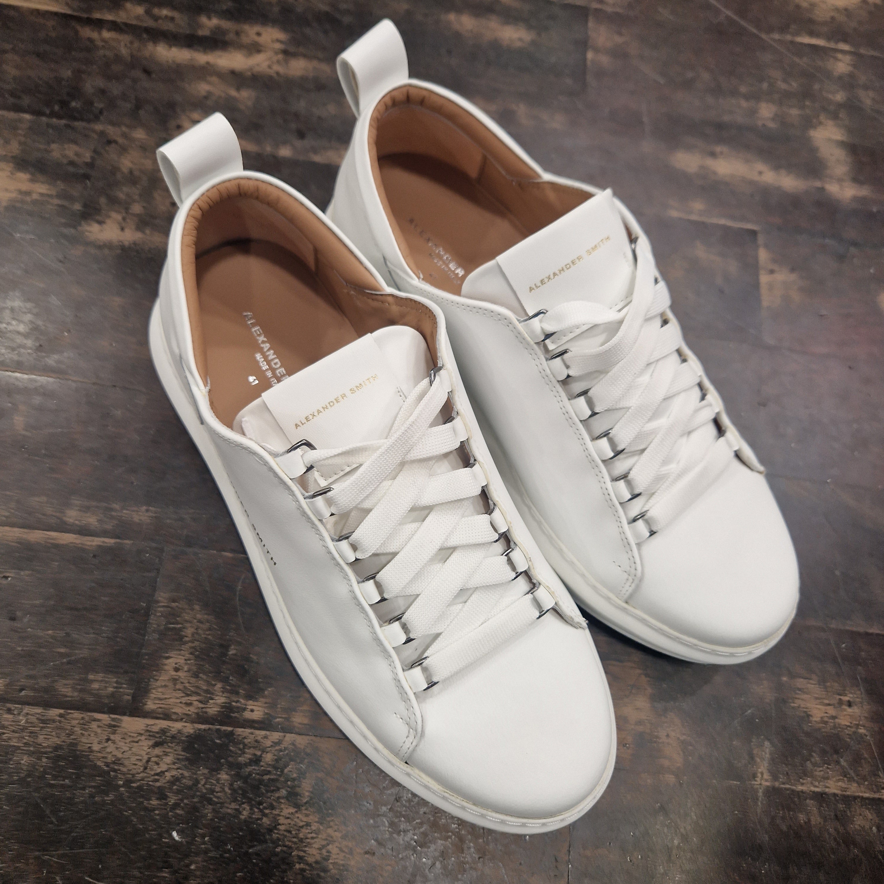 Alexader Smith sneaker uomo total white