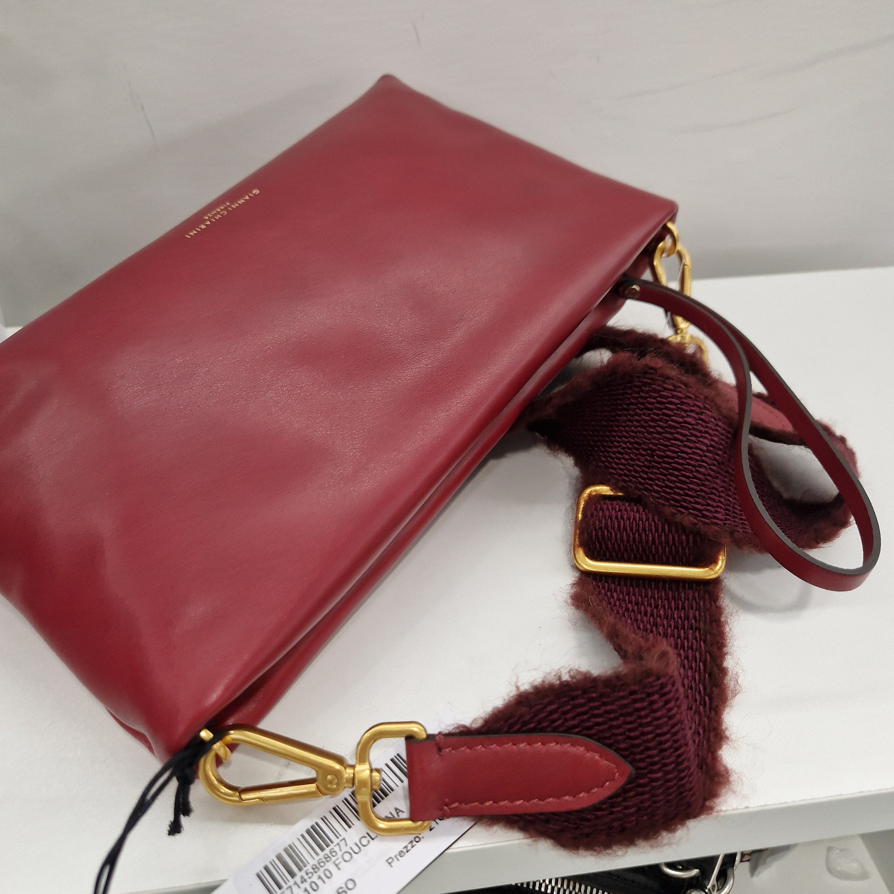 Gianni Chiarini bag line NINA burgundy