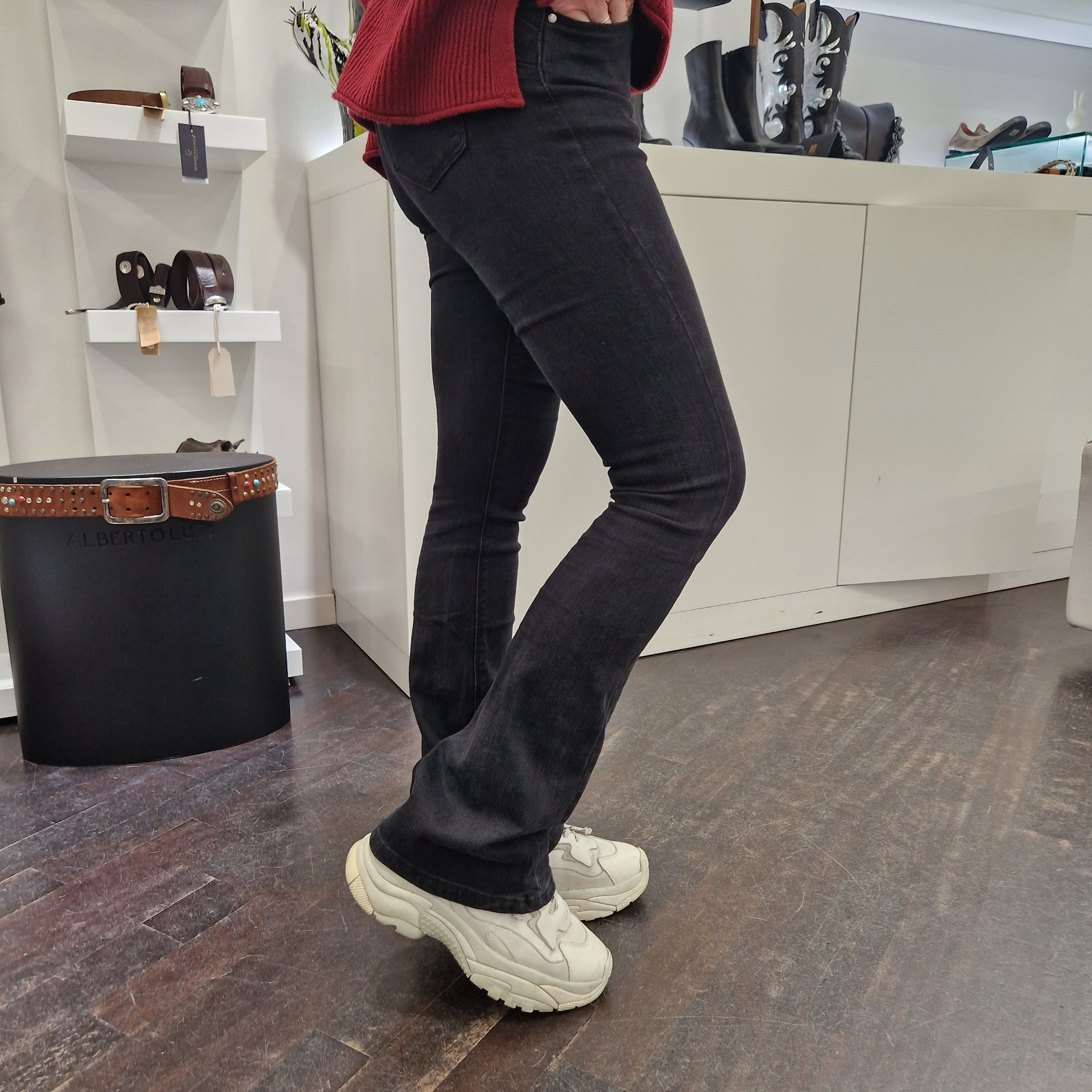 Pantalone jeans ANNA nero